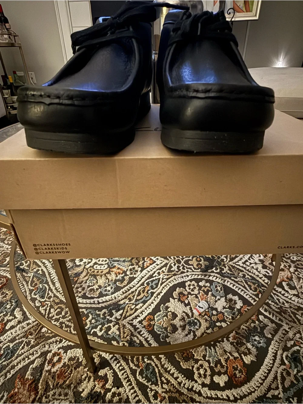Clarks Stinson Hi Leather Wallabee